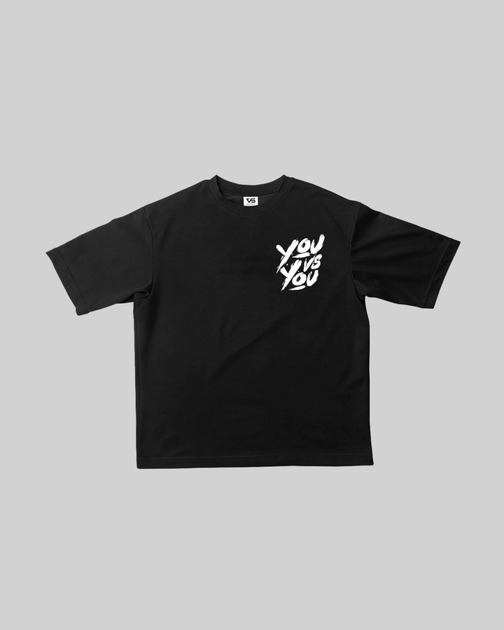 You Vs You 2.0 Oversized Tee - Black